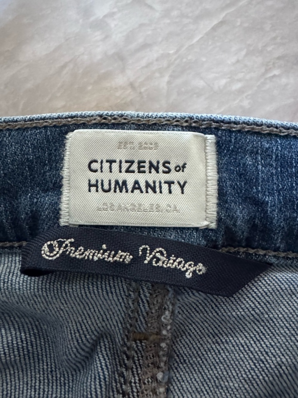 Citizens Of Humanity Blue Flare Jeans - Picture 3 of 7